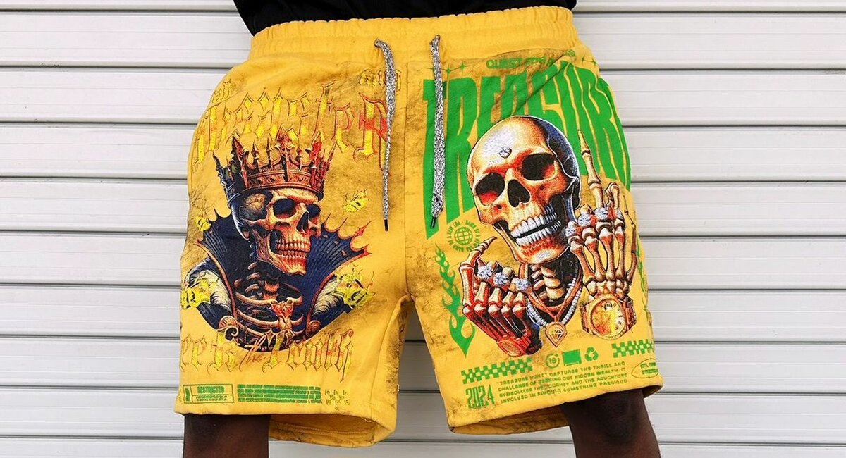 Short de MMA Trikot avec motif crâne