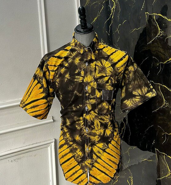 Chemise tie-dye homme