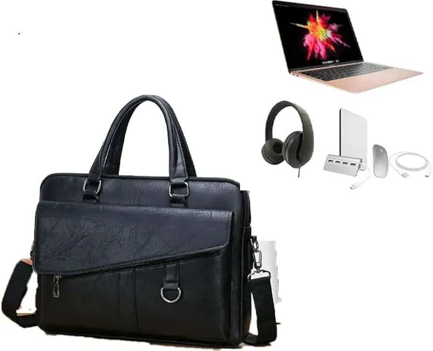 Sacoche en cuir pour ordinateur