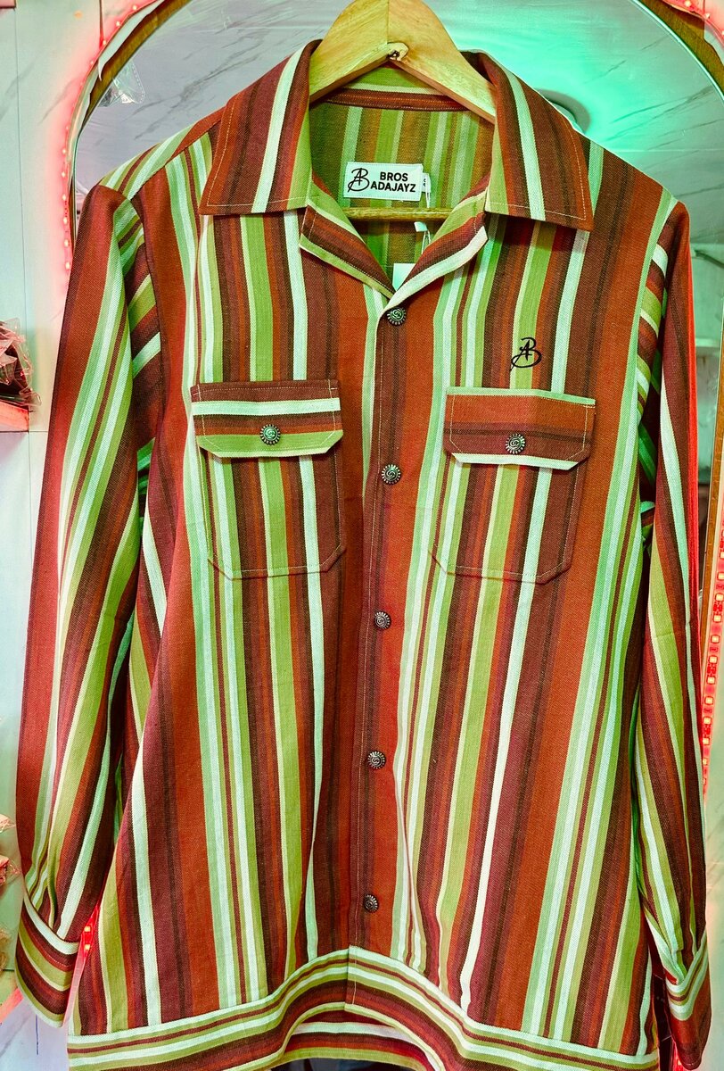 Chemise Rayée Vintage Homme