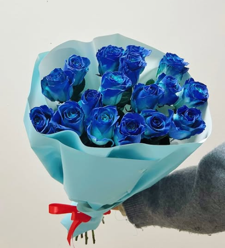 синие розы