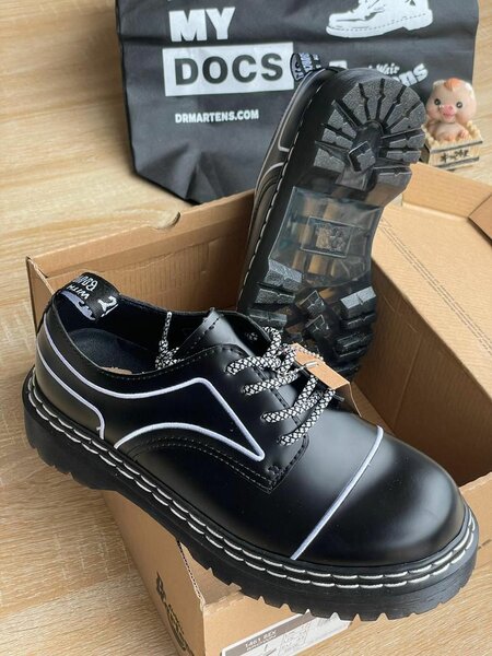Dr. Martens Black Patent Shoes