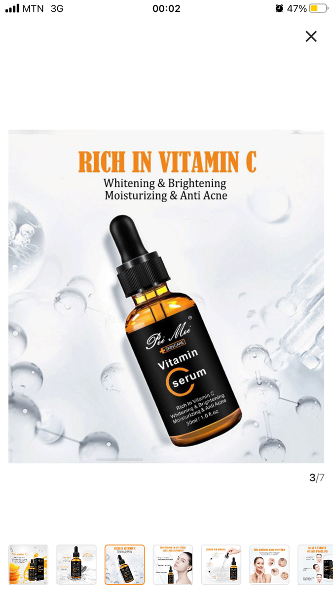 anti-acne vitamin c serum