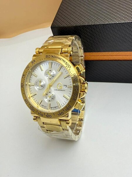 Montre de Luxe Dorée Homme