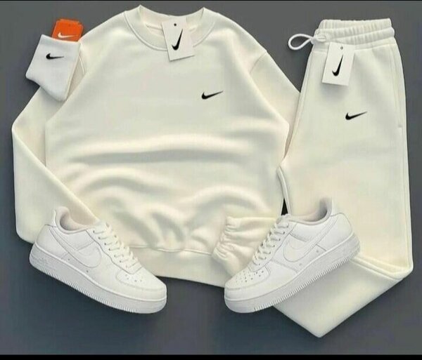 Ensemble survêtement Nike blanc homme