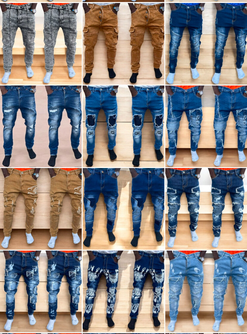 Jean déchiré homme tendance