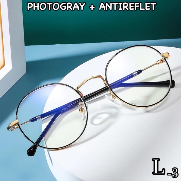 LUNETTE PHOTOGRAY ANTI REFLET ANTI LUMIÈRE BLEU