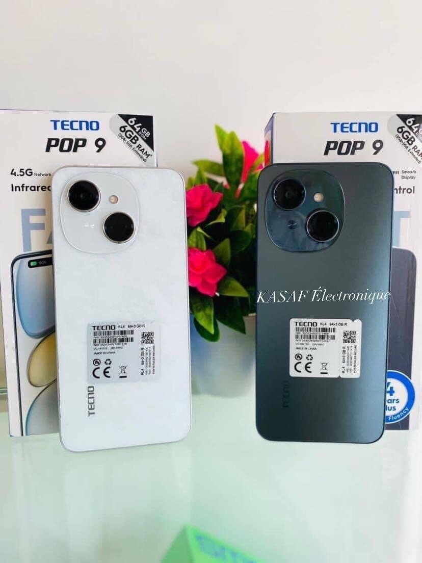 Tecno pop 9/64 giga 3 ram neuf