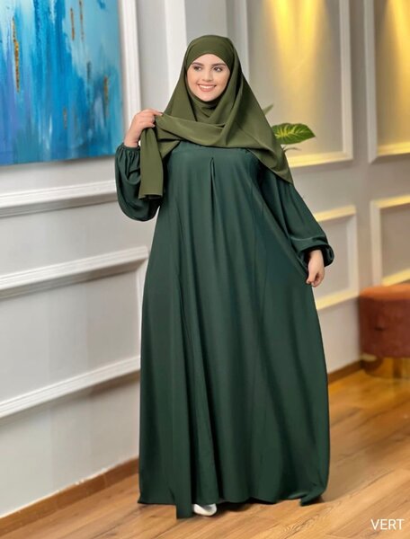 Abaya élégante avec khimar