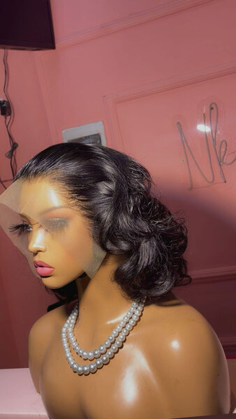 Perruque Lace Front Wavy