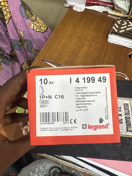 Legrand C16 Circuit Breaker