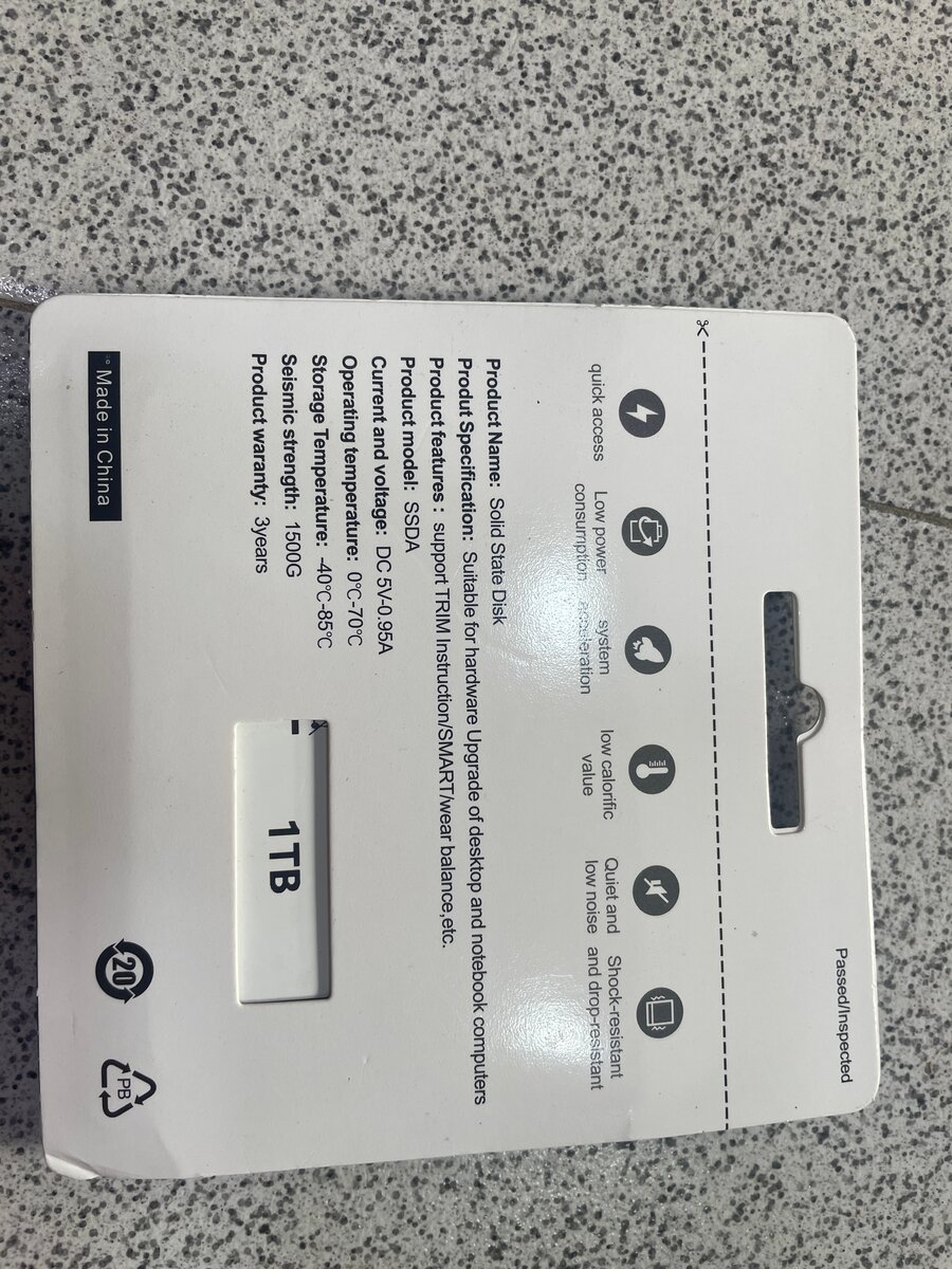 SSD AIFET 1TB Haute Vitesse