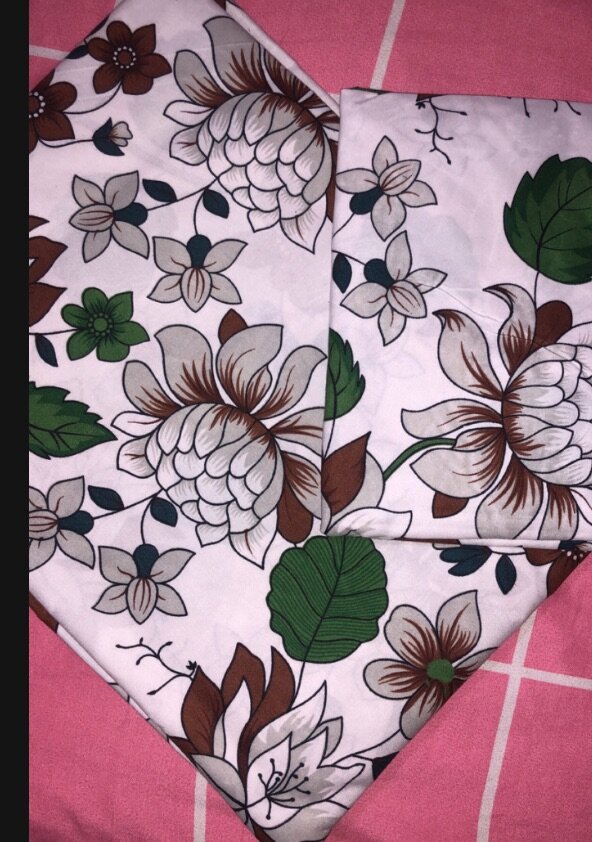 Draps en coton motifs floraux