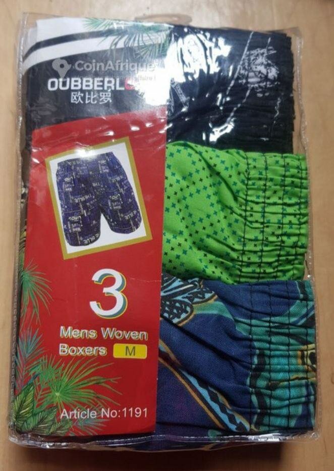 Lot de 3 Boxers Homme Coton