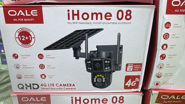 Caméra de sécurité 4G solaire