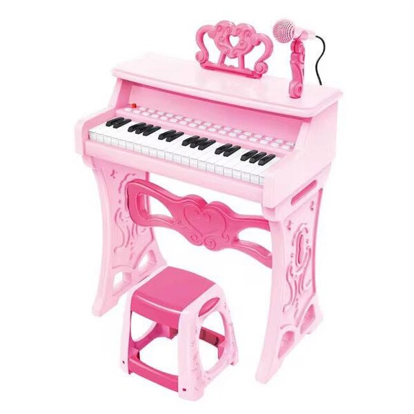 Piano jouet rose enfant