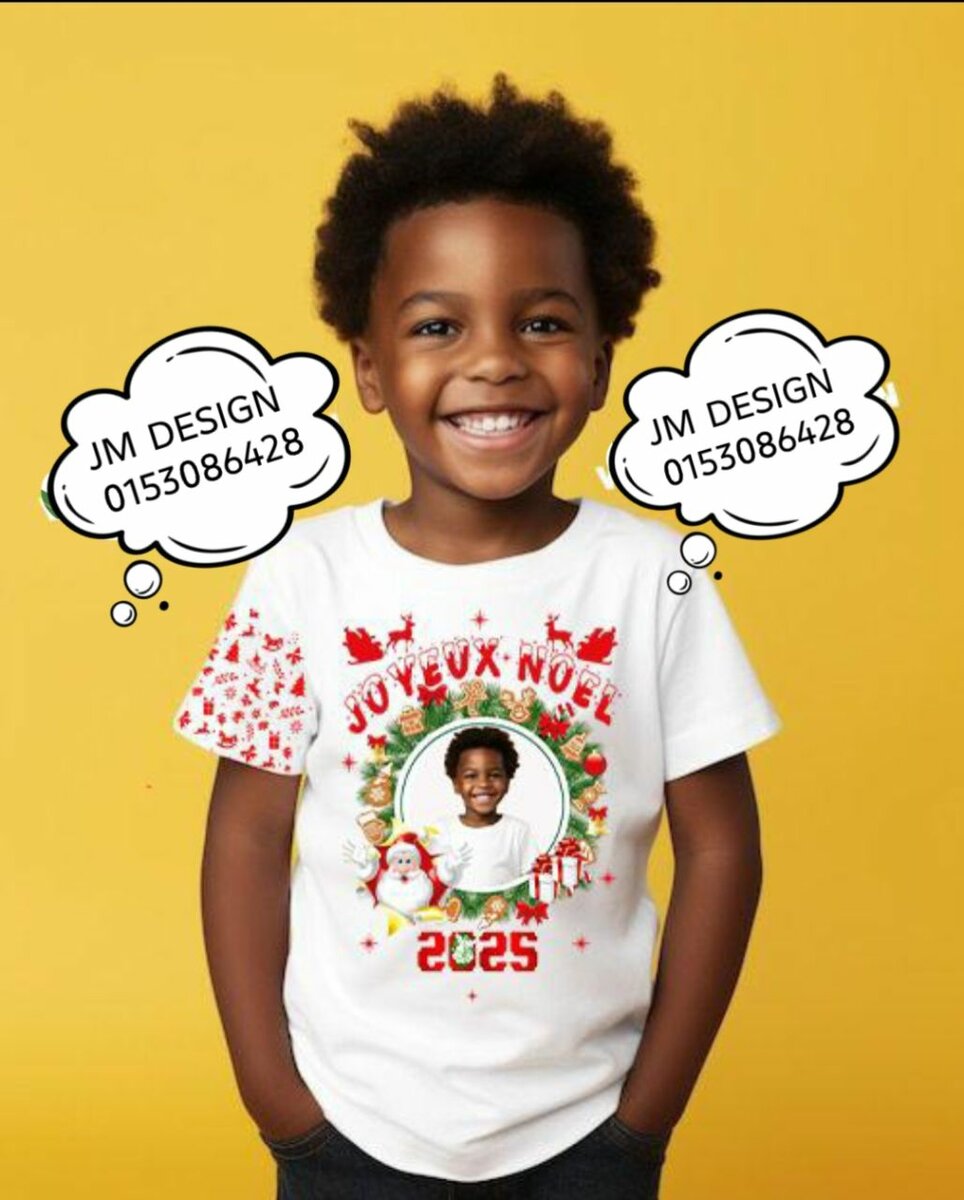 Tee-shirt de Noël personnalisé