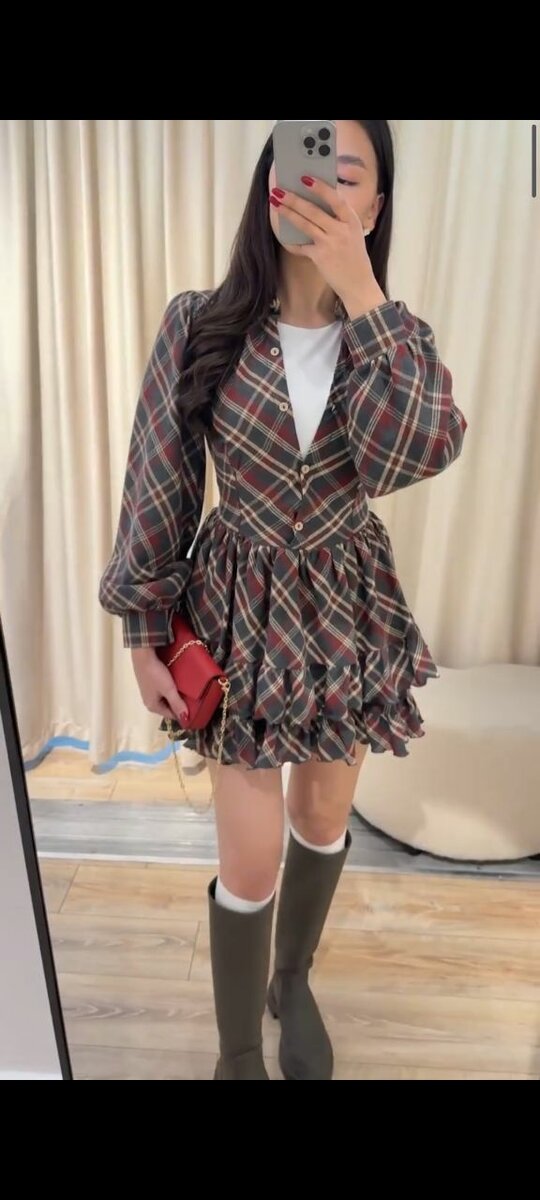 Платья из фланели