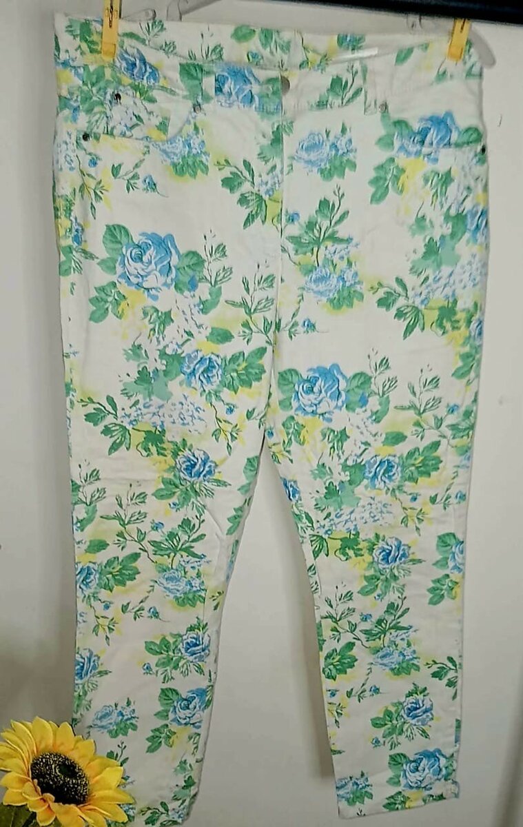 Pantalon cargo blanc