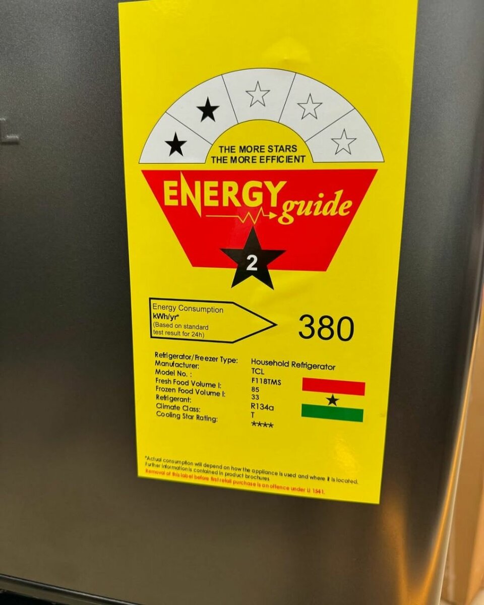 TCL TOP MOUNT FRIDGE 118L