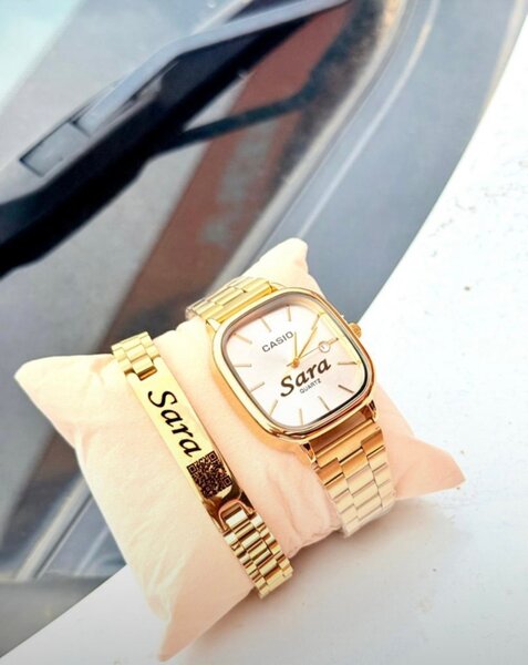 Montre en or avec bracelet