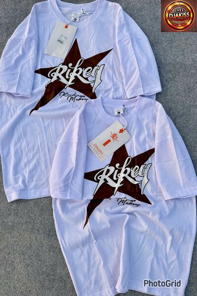 T-shirt à étoile unisexe