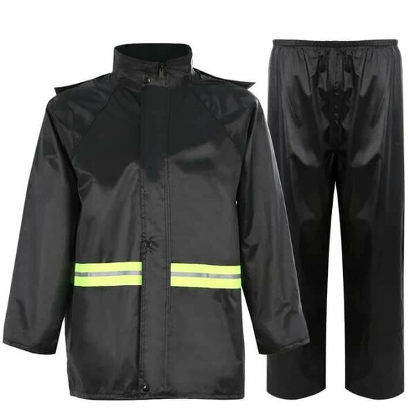 Ensemble imperméable haute visibilité
