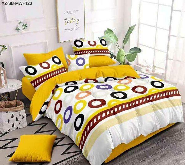 Parure de lit moderne motifs géométriques