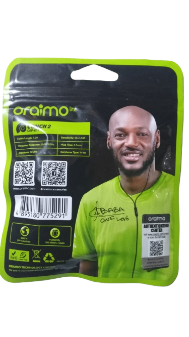 ÉCOUTEURS filiaire ORAIMO E11 noir original