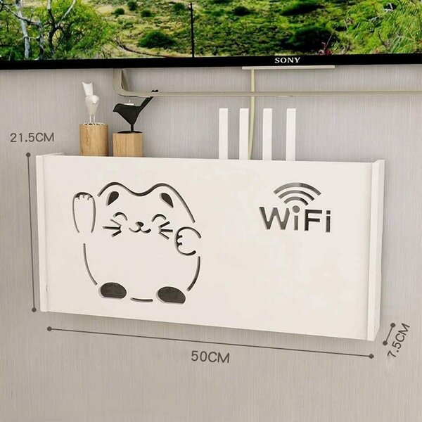 Étagère Murale Cache-Routeur WiFi