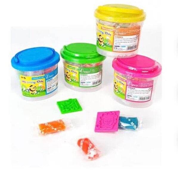 Pâte à modeler colorée