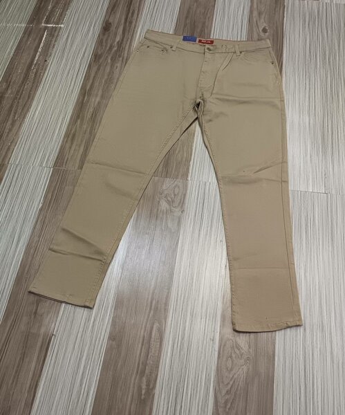 men's beige jeans
