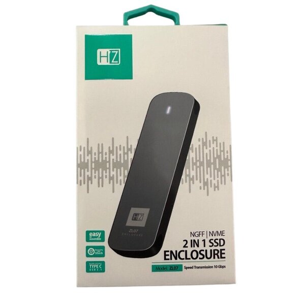 Heatz 2 In 1 Ssd Enclosure