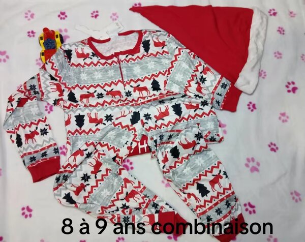 Pyjama Noël Enfant 8-9 ans
