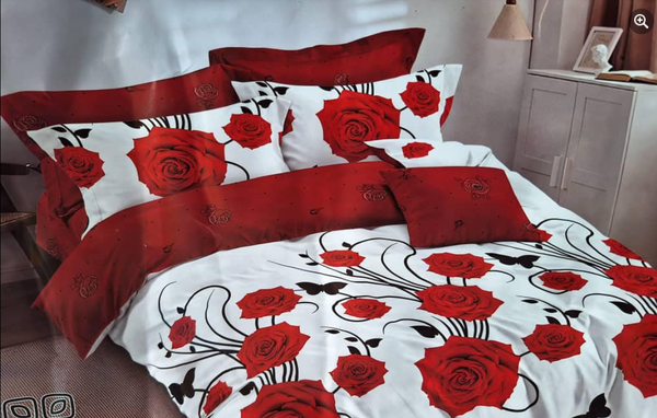 2 draps et 2 taies d'oreillers dans l'emballage