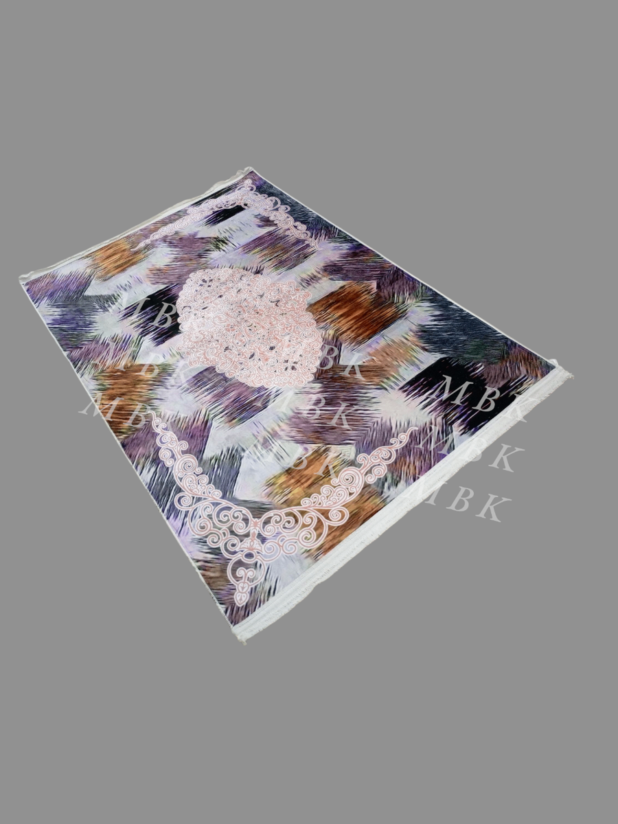 Tapis moderne multicolore élégant