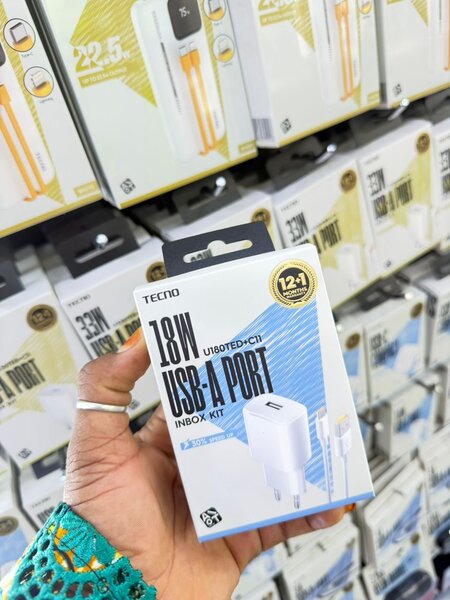 Chargeur USB-A TECNO 18W