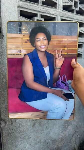 Portrait photo imprimé sur support rigide