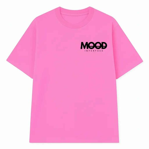 T-shirt rose MOOD Interface