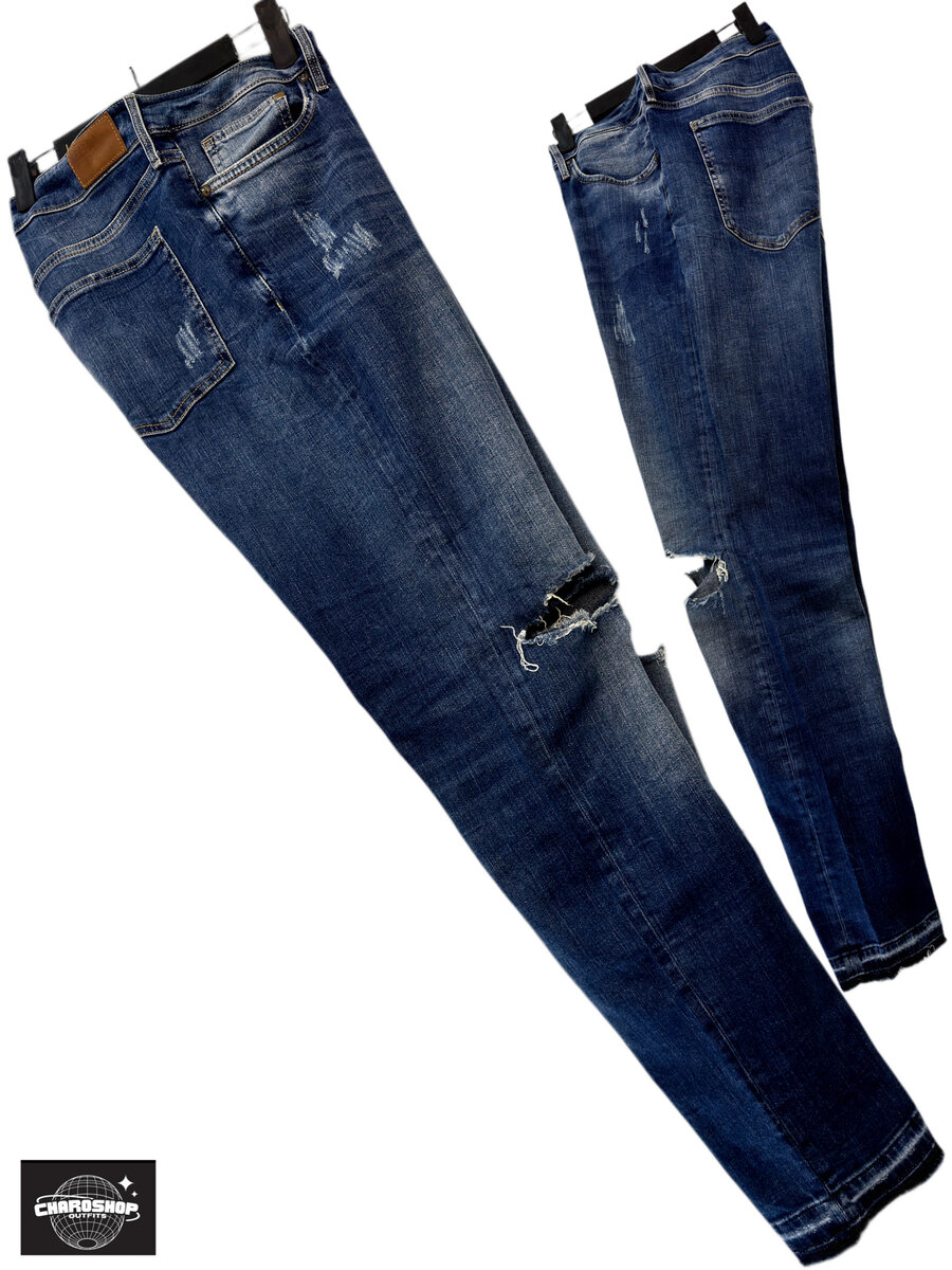 Jean décontracté déchiré homme