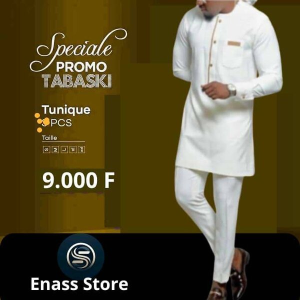 Tunique complet homme