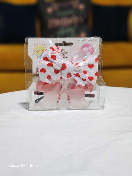 Ensemble barrette lunette pour fille