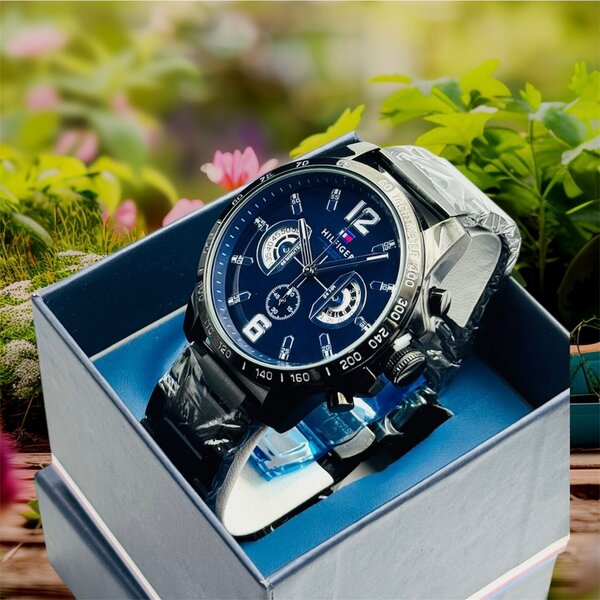 Montre chronographe élégante Homme