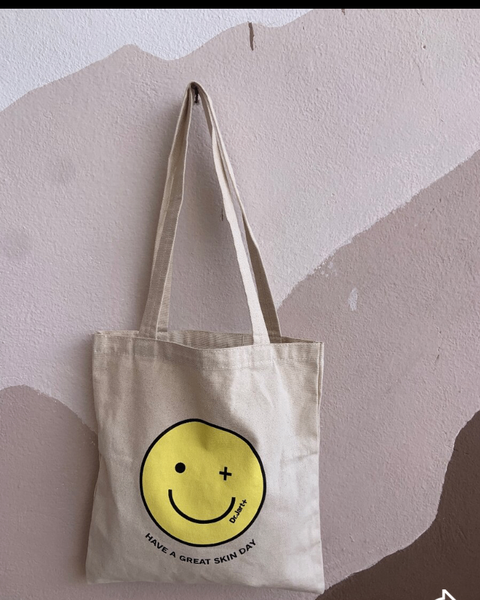 TOTE BAG Sac fourretout smiley