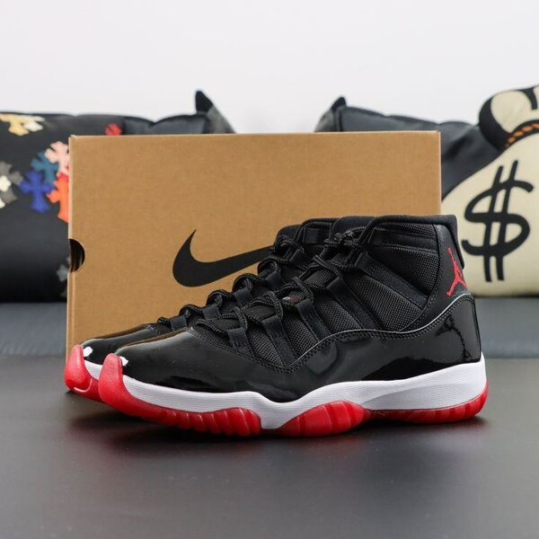 Jordan rétro 11 noir rouge