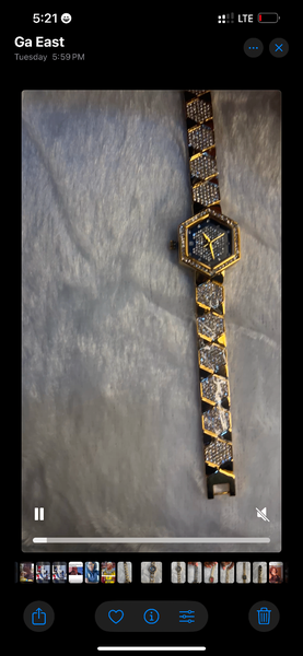 Stainless steel wrist watch