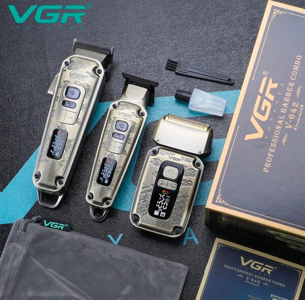 3в1 VGR Машинка тример и шейвер
