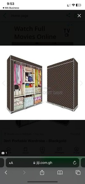 3in1 Portable Wardrobe