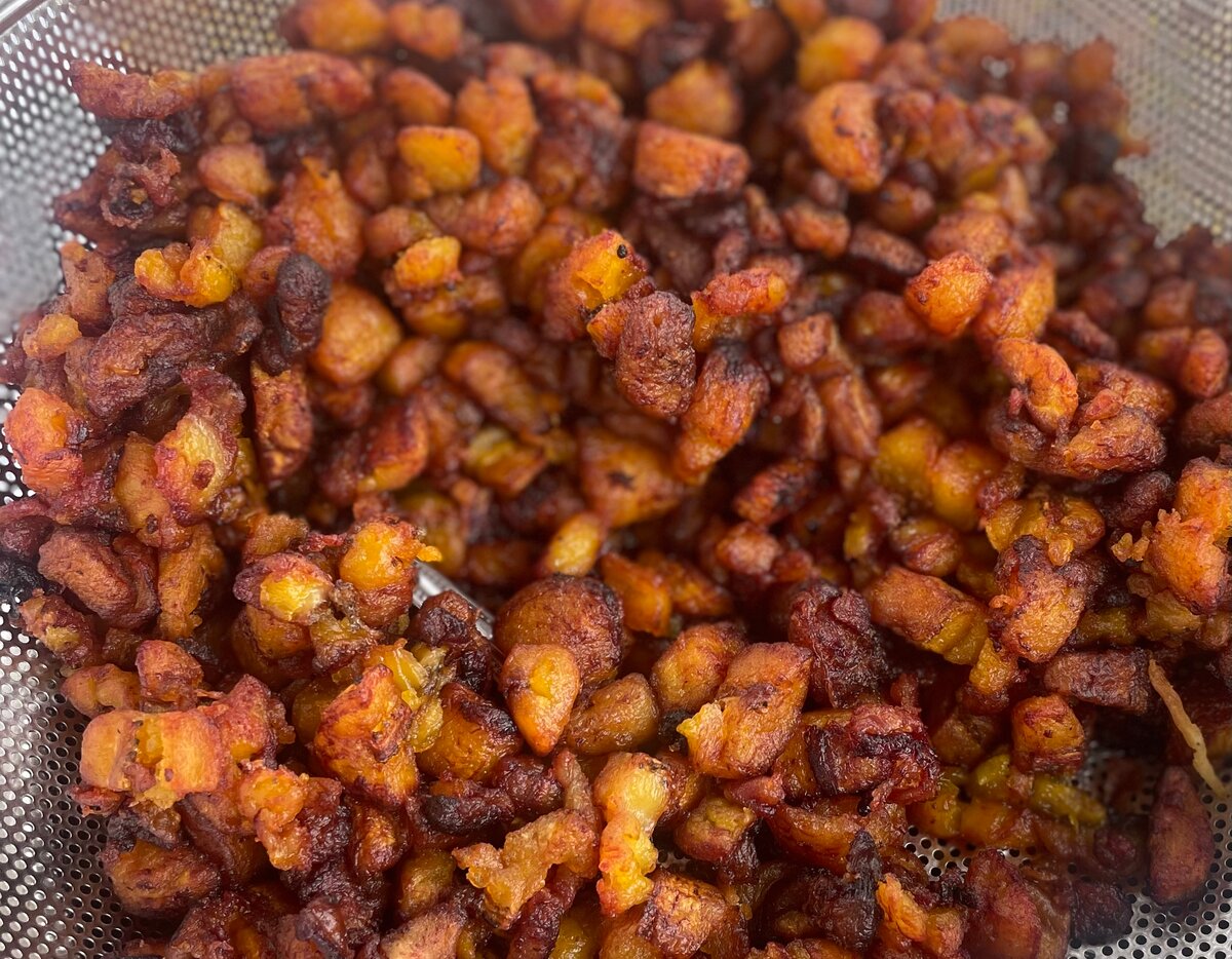 Chips à la banane plantain croustillante