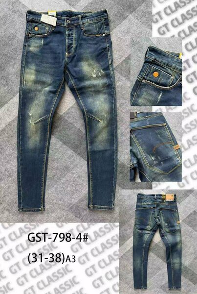 Jeans Slim Fit Décontracté Homme